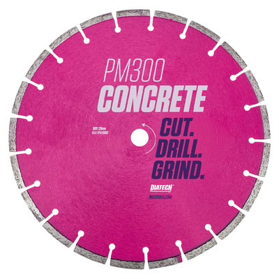 DIATECH PM-300 Concrete Diamond Blade 300 x 20mm