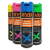 EVO TOOL 500ml Hi Vis Fluorescent Survey Linemarking Paint - Pink