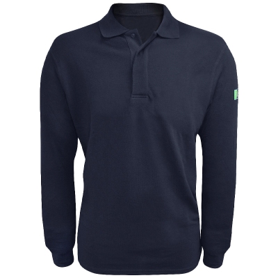 FR ARC Long Sleeve Polo Shirt - Navy
