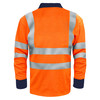 GIANT FR/ARC Flash Hi Vis L/S Polo Shirt (RIS-3279) - Orange (S)