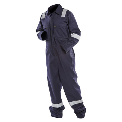 GIANT EF21 FR/ARC Flash Anti-Static Hi Vis Coverall - Navy (M)