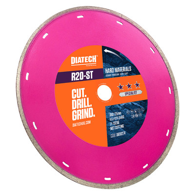 DIATECH R20-ST Hard Materials Diamond Blade - 350 x 25mm