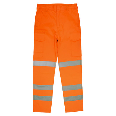 GIANT FR/ARC Flash Hi Vis Cargo Trousers (RIS-3279) - Orange (28")
