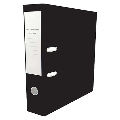 70mm A4 Black Lever Arch File - Pack of 10