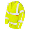 Yellow FR Hi Vis L/S Jerkin - Front