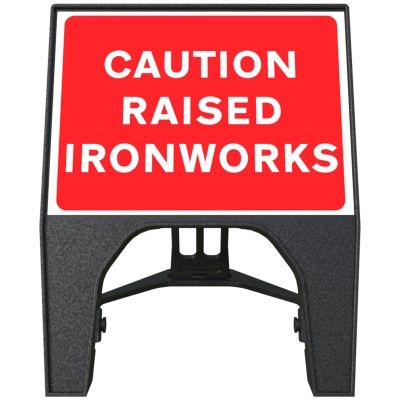 Caution Raised Ironworks Q-Sign