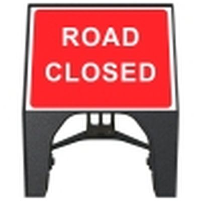 Road Closed Q-Sign