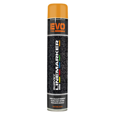 EVO TOOL 750ml Survey Linemarking Paint - Orange