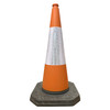 750mm One Piece Road Cone - Orange