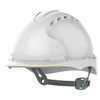 White JSP EVO3 Vented Safety Helmet with Slip Ratchet
