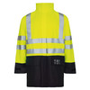 FR/ARC Flash Hi Vis Waterproof Jacket - Yellow/Navy (L)