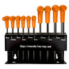 10pc T-Handle Hex Key Set