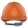 Orange JSP EVO3 Vented Safety Helmet with Slip Ratchet