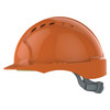 Orange JSP EVO3 Vented Safety Helmet with Slip Ratchet