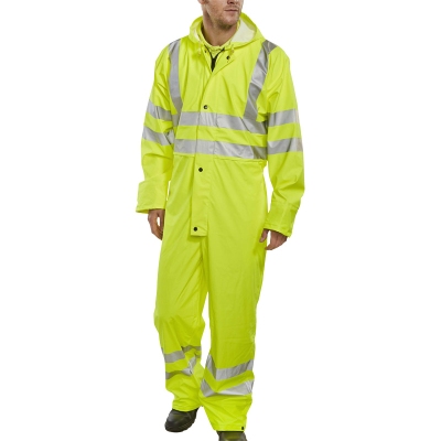 PUC Yellow EN471 Coverall - Waterproof