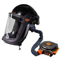 GIANT GRP Aerforce Powered Air Purifying Respirator (PAPR) & Helmet Kit - Black