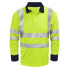 GIANT FR/ARC Flash Hi Vis L/S Polo Shirt - Yellow (L)