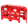 750mm 4-Gate Utility Barrier - Red