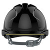 Black JSP EVO3 Vented Safety Helmet with Slip Ratchet