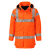 FR Anti-Static Hi Vis Waterproof Contractors Jacket (RIS-3279) - Orange (3XL)