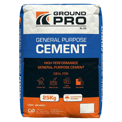 GROUND PRO 25kg General Purpose Cement (Bag) - Pallet of 56