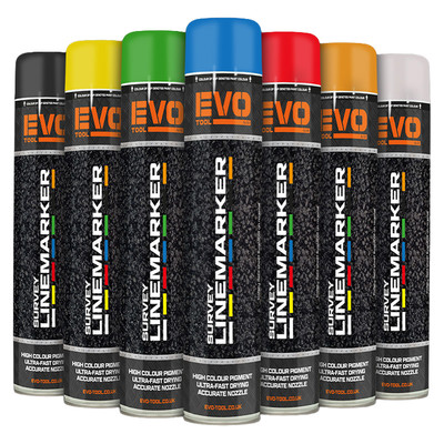 EVO TOOL 750ml Survey Linemarking Paint - Black
