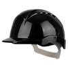 GIANT Premium Vented Safety Helmet with Slip Ratchet - Black