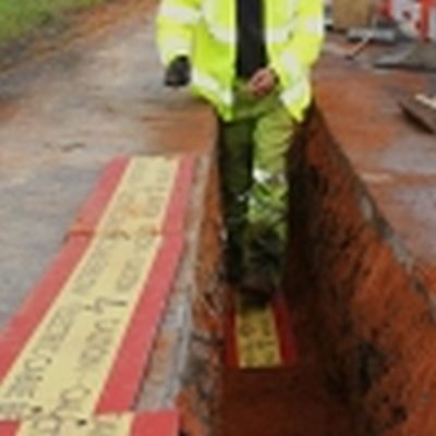 Electric Cable Underground Protection Board 1000 x 244mm