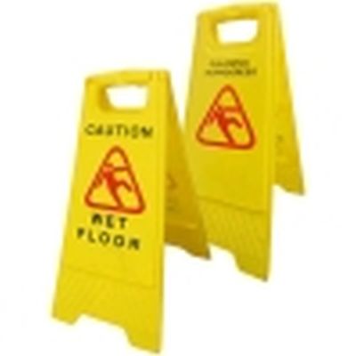 Caution Wet Floor A Frame Sign