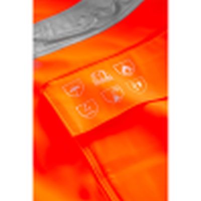 ARC Hi Vis Waterproof Jacket - Orange