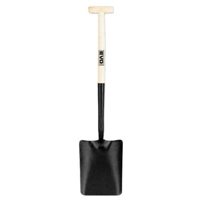 EVO  TOOL Wooden T-Handle Taper Mouth Shovel