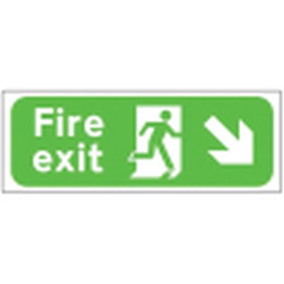 Fire Exit Bottom Right Sign
