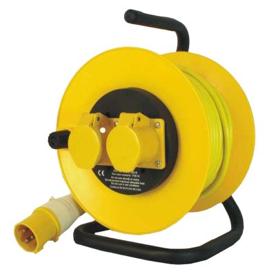 50m 16 Amp 110V 1.5mm Cable Extension Reel