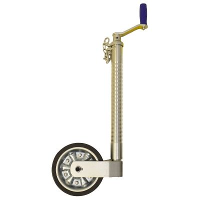Ribbed Trailer Jockey Wheel 48mm