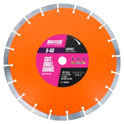 Diatech X-40 Asphalt Diamond Blade