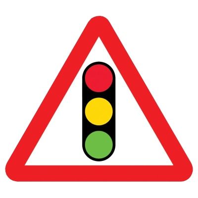 Traffic Light Mini Quick Fit Sign