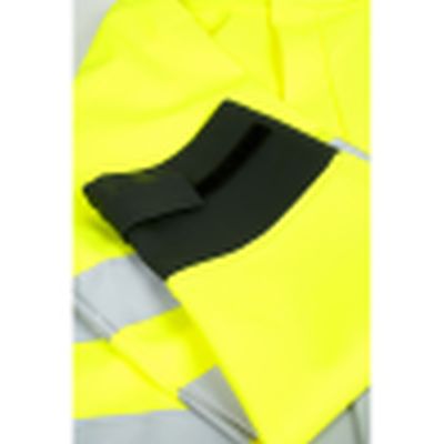 ARC Hi Vis Waterproof Jacket - Yellow/Navy