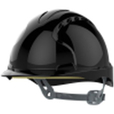 JSP EVO®3 Safety Helmet Vented with Slip Ratchet Black