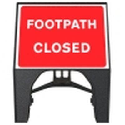 Footpath Closed Q-Sign