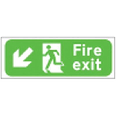 Fire Exit Bottom Left Sign