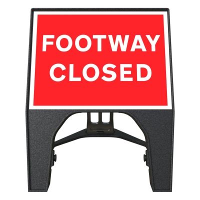 Footway Closed Q-Sign
