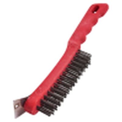 Wire Brush with Scraper