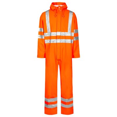 ARC Hi Vis Waterproof Coverall - Orange