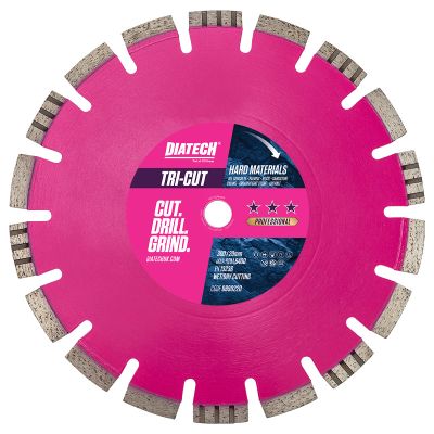 Diatech Tri-Cut Hard Materials Diamond Blade 300 x 20mm