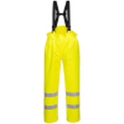 FR Anti-Static Hi Vis Waterproof Bib and Brace - Yellow