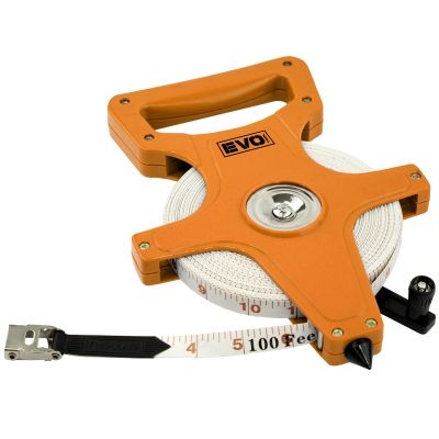 Fibreglass Open Reel Surveyor Tape Measure
