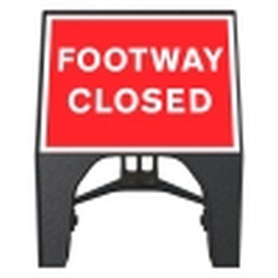 Footway Closed Q-Sign