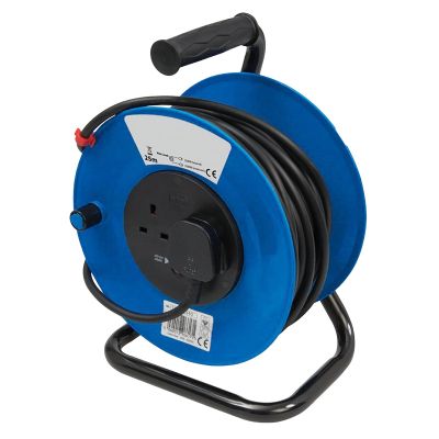25m 13 Amp 240V 1.5mm Cable Extension Reel