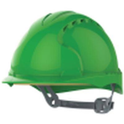JSP EVO®3 Safety Helmet Vented with Slip Ratchet Green
