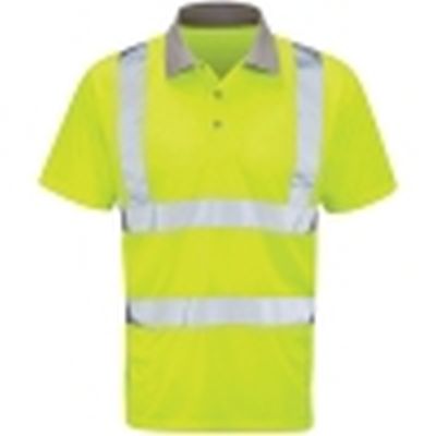 Hi Vis Yellow Polo Shirt S/S